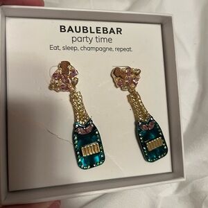 Baublebar champagne earrings
